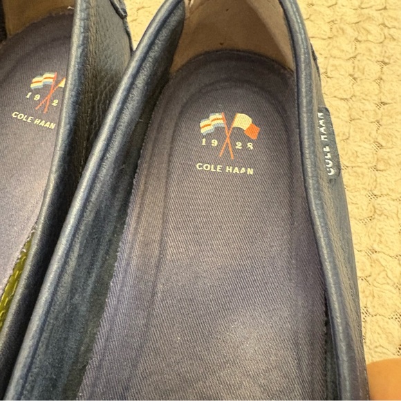 Cole Haan Navy Blue Loafers Boat Shoes 10 - Picture 7 of 9